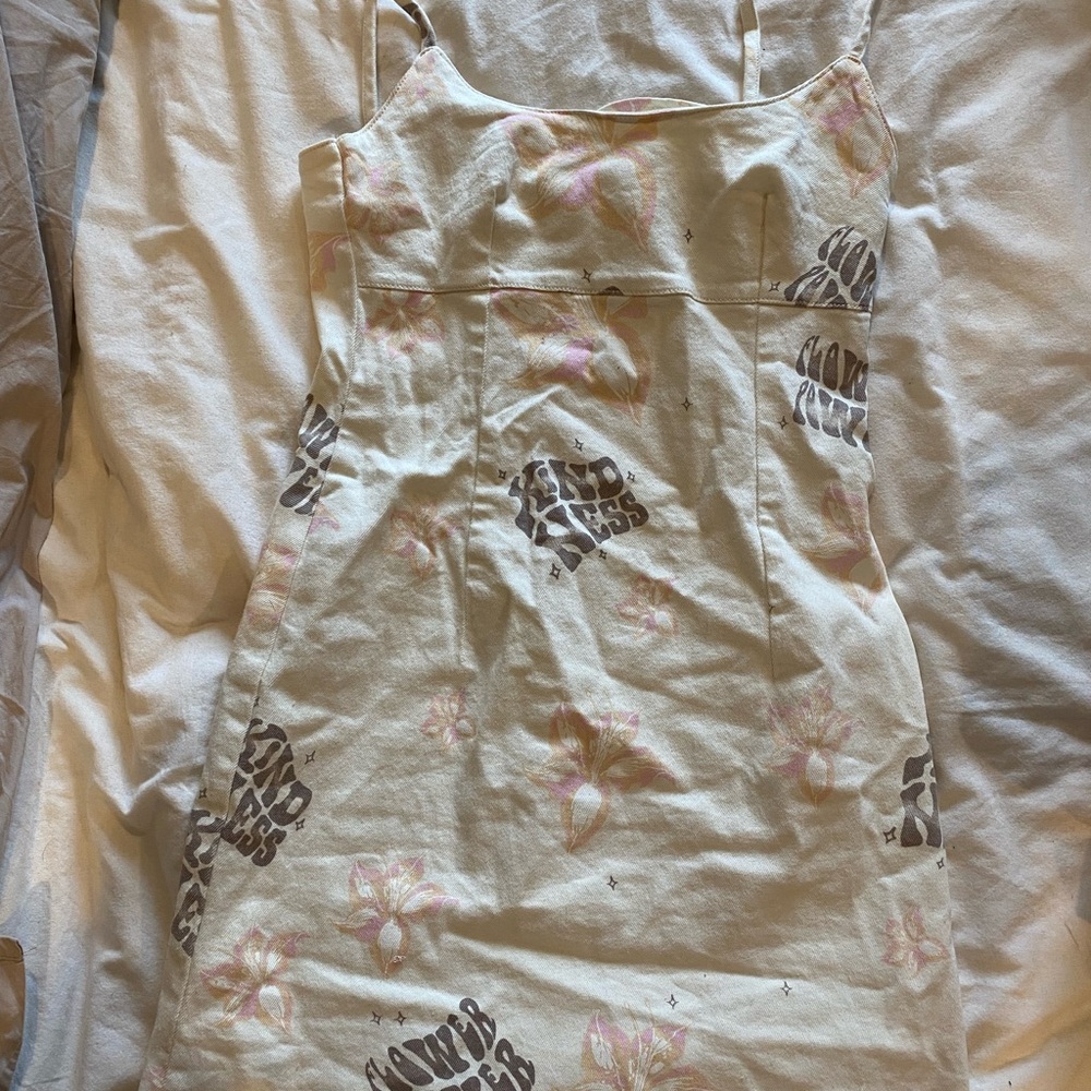 Floral Print Spaghetti Strap Dress